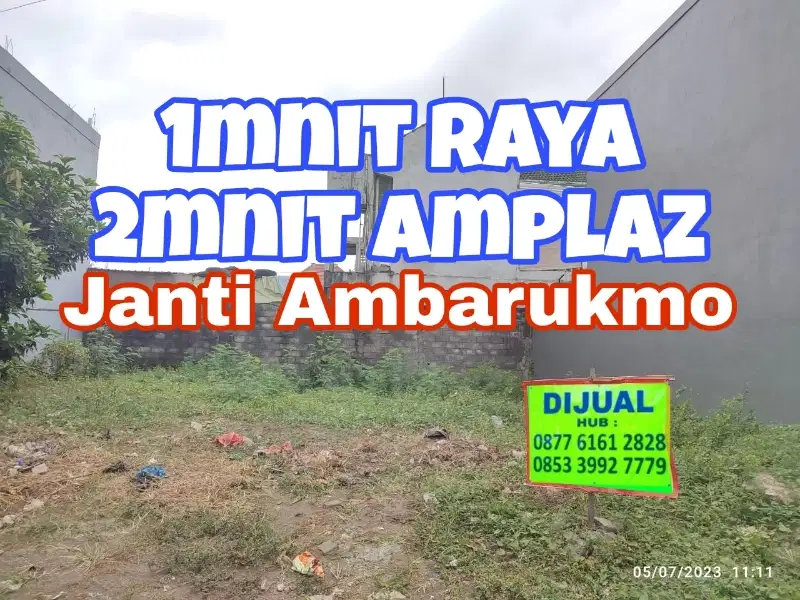 Tanah MURAH dkt Amplaz Ambarukmo Janti Gowok Babarsari Jec Nologaten