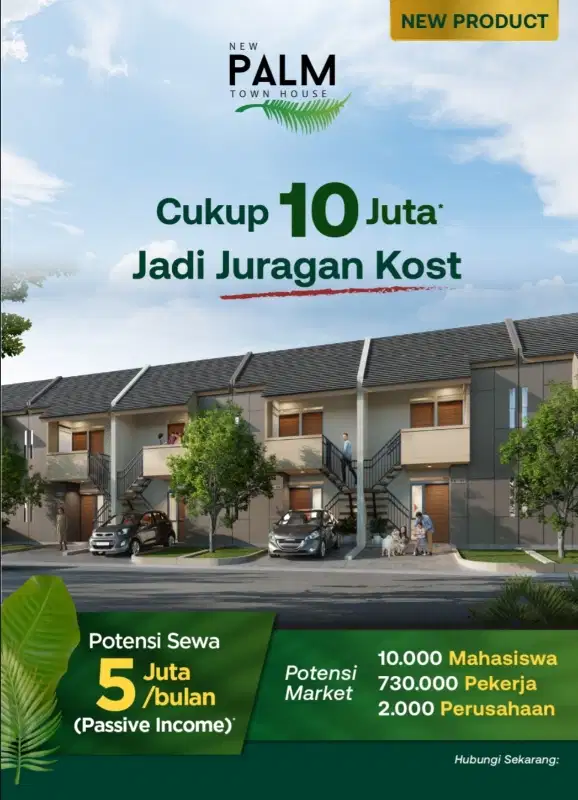 Juragan Kost Wajib Punya Palm Town House 2 Jababeka Cikarang