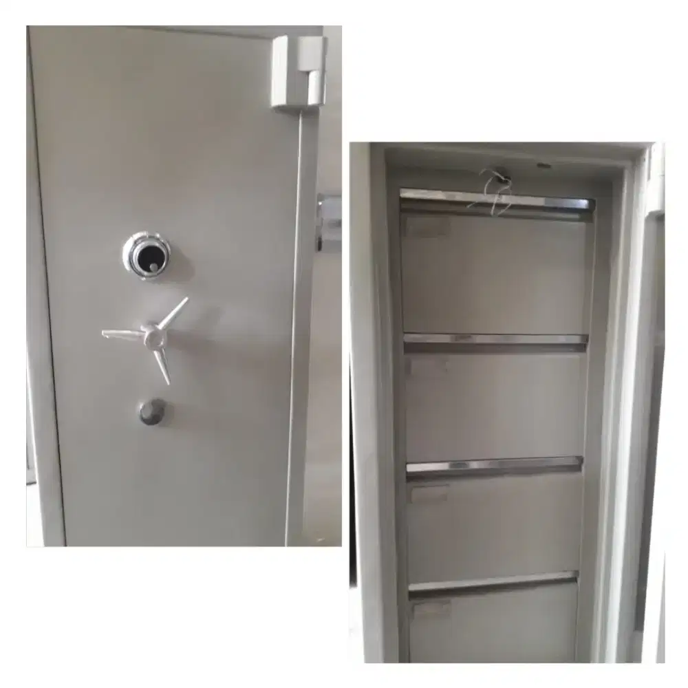 Brankas filling cabinet 4 laci Merk Surgentsafe Rekondisi Tahan Api