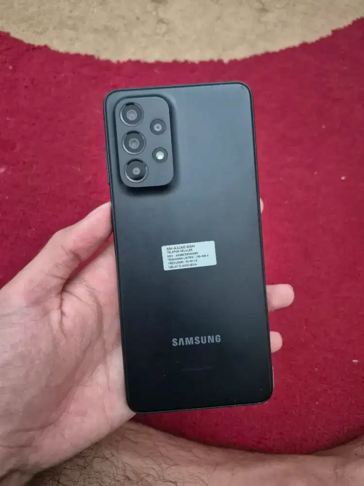 Samsung a33 5g black 8/256gb ex garansi resmi sein