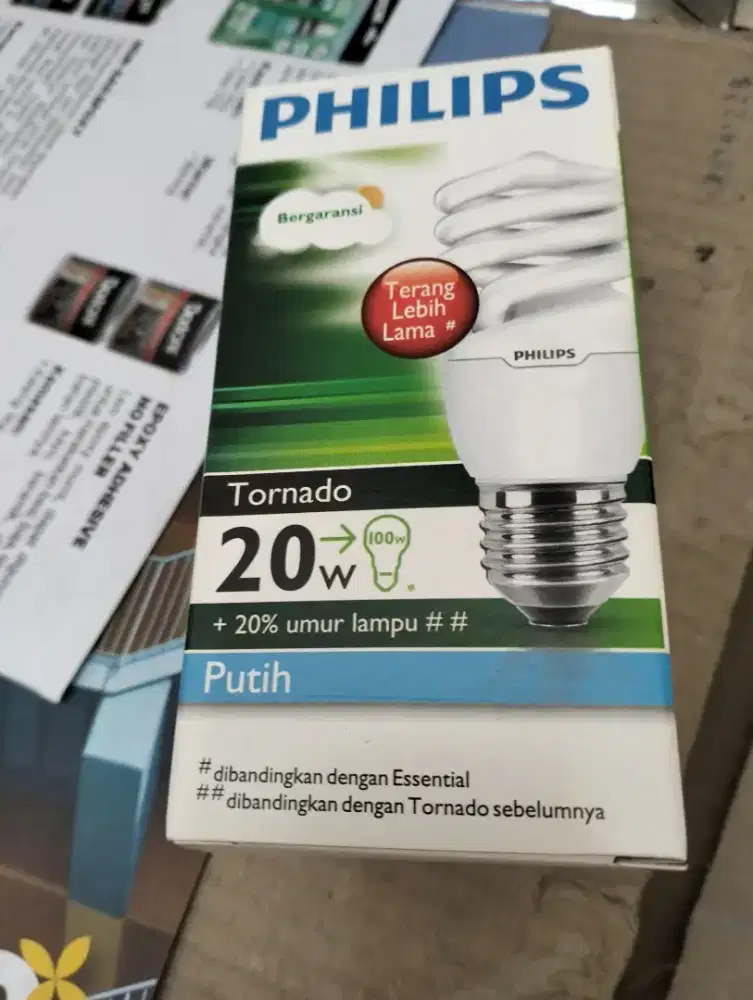 Tornado Philips 20 Watt putih