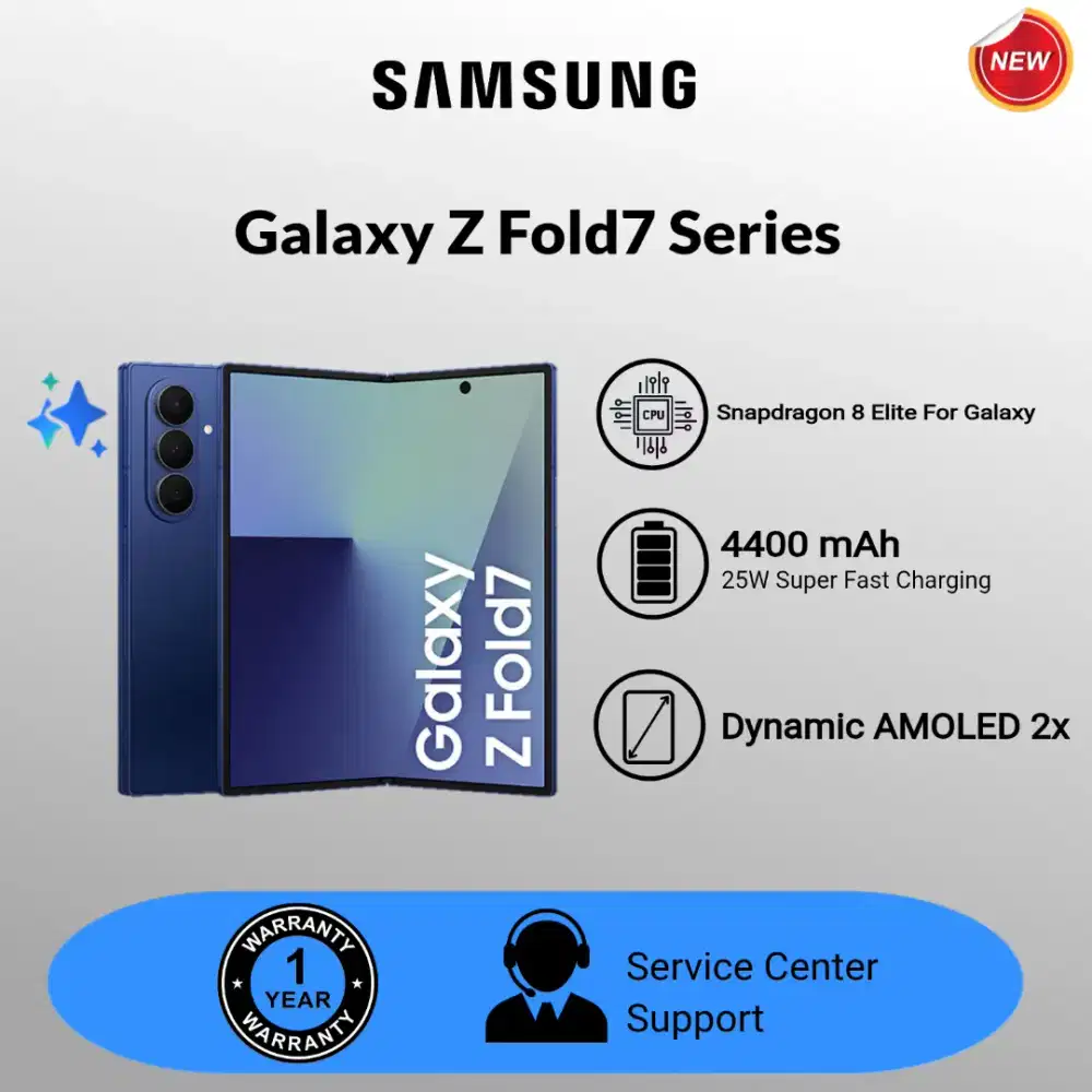 Samsung Galaxy Z Fold 7 series Garansi Resmi 1th