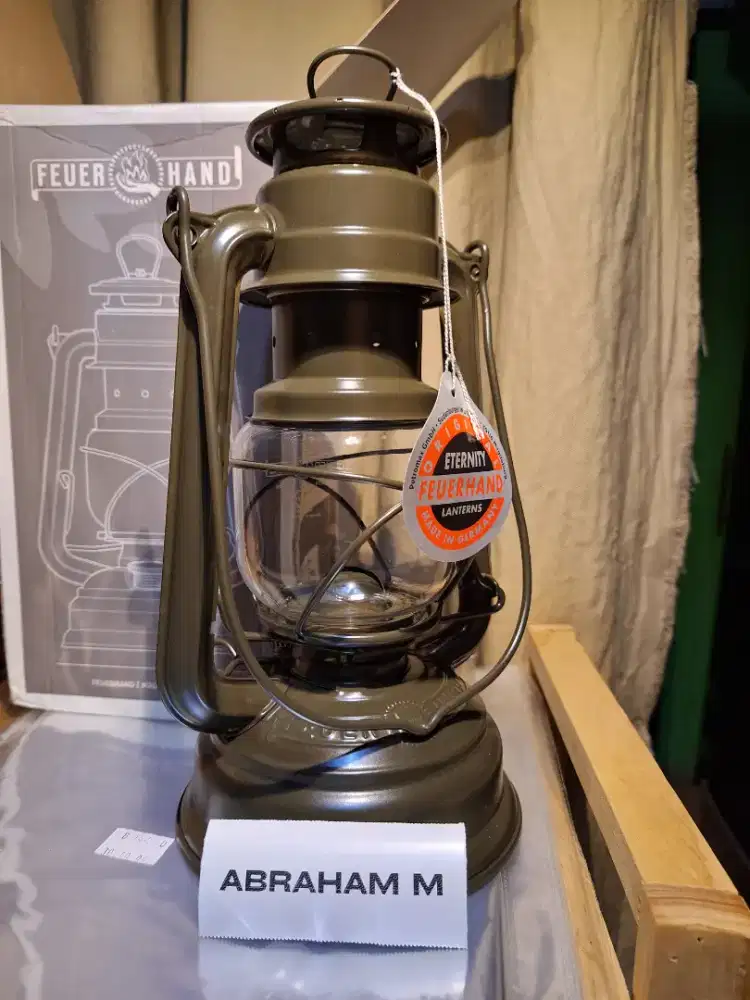 Feuerhand Baby Special 276 Hurricane Lantern (Olive)
