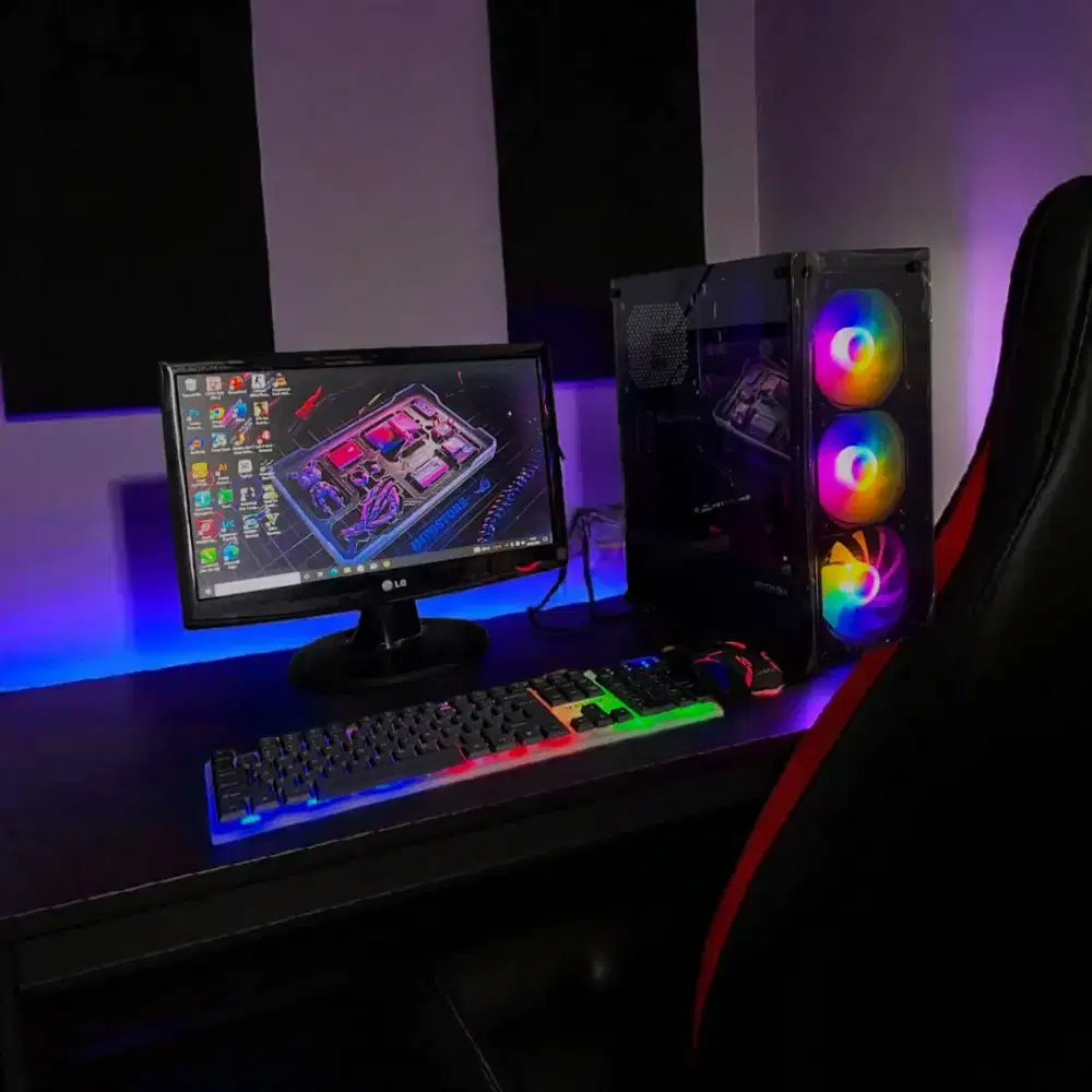 PC GAMING RYZEN 7 - 16GB DDR4 RAM - SSD NVME 128GB - HDD 500GB - NEW