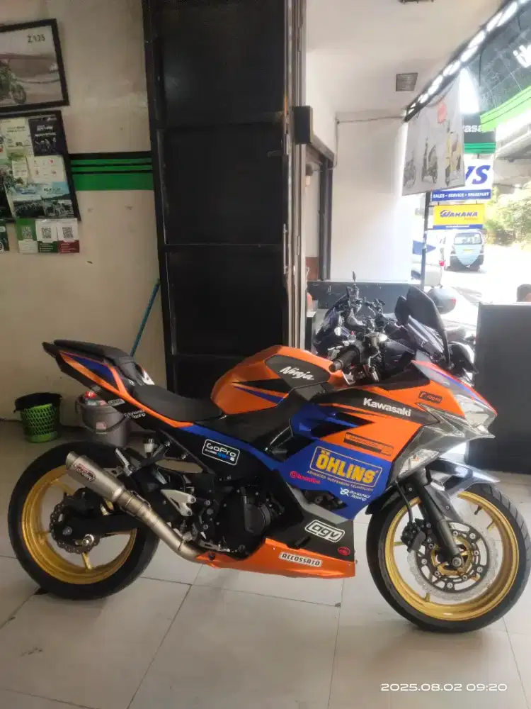 Kawasaki ninja New LED 250 F1 2018 dua slinder full sriping