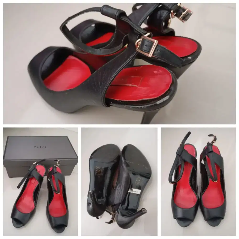 Sepatu Heels Pedro Preloved
