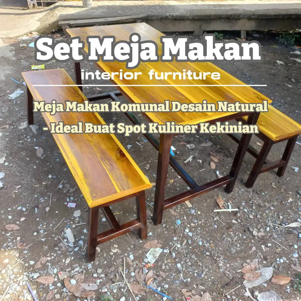 MEJA CAFE ATAU MEJA BAR/MEJA MAKAN BAHAN BESI/KAYU