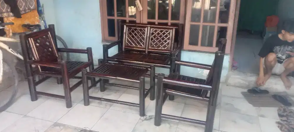 Kursi bambu produk terbagus