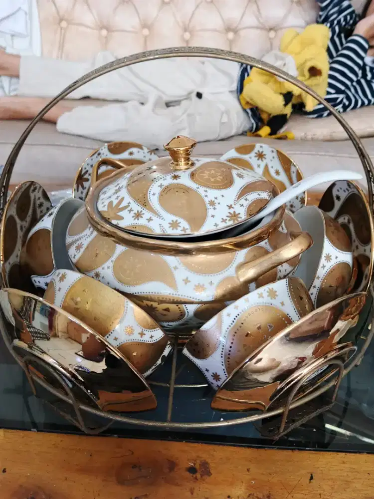 Set mangkuk sup/es buah