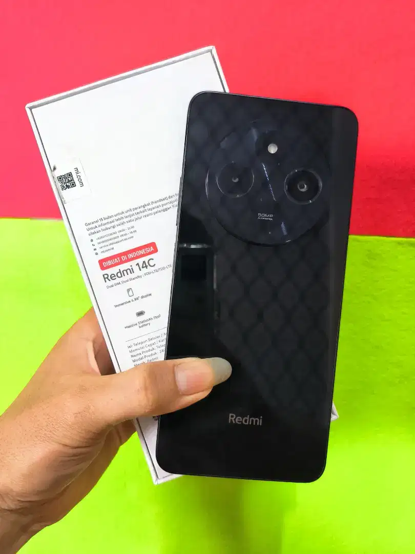 Redmi 14c 12/128 lengkap mulus harga net