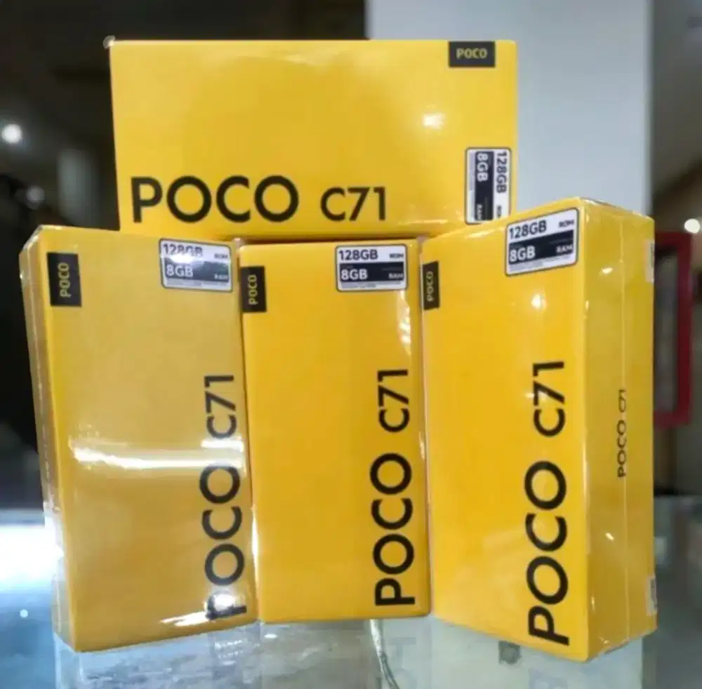 Poco C71 4+4/128 Garansi Resmi Baru Dan segel