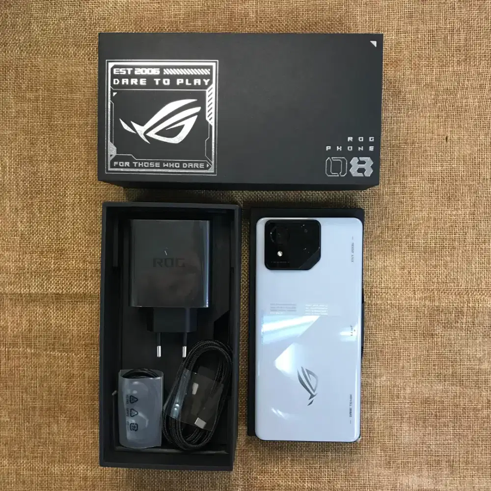 Asus rog phone 8 5G 12/256GB Storm Gray Super Mulus Garansi resmi asus