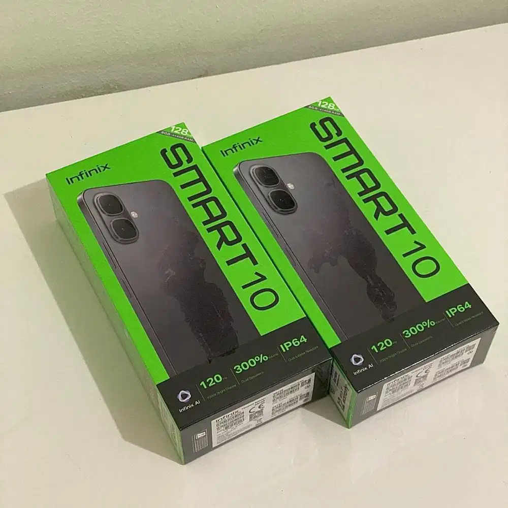 Infinix Smart 10 4/128GB Barang Baru Garansi Resmi Masih Segelbox