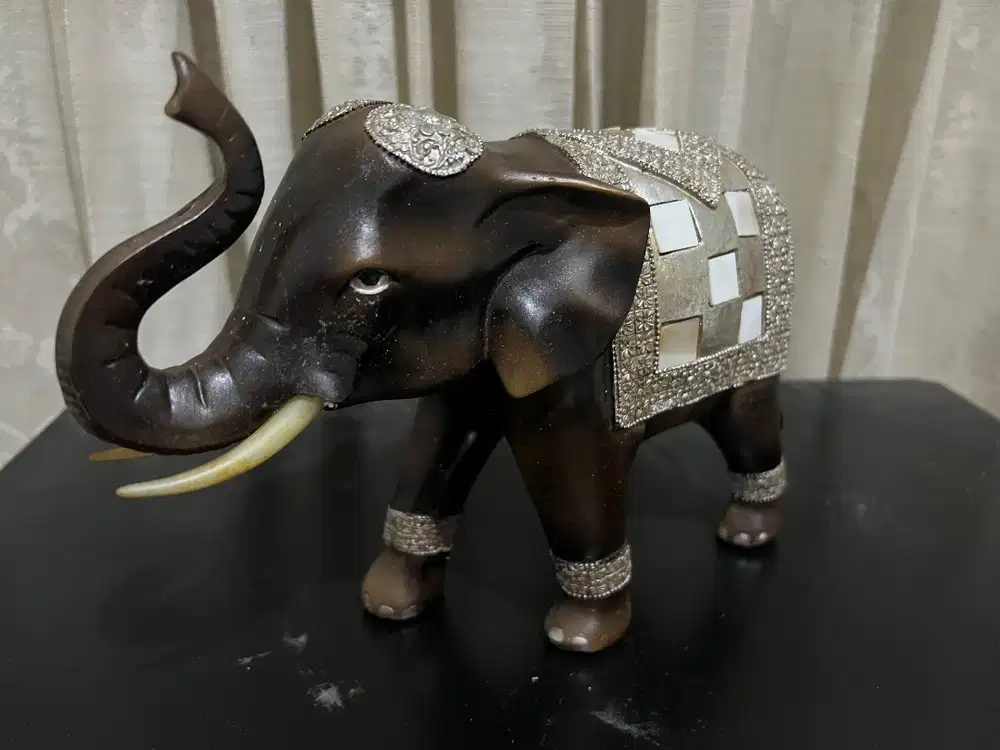 Pajangan Patung Gajah Thailand Aksesoris Rumah