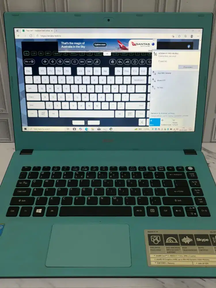 Laptop ACER Aspire E14 FULLSET (GRADE A+)