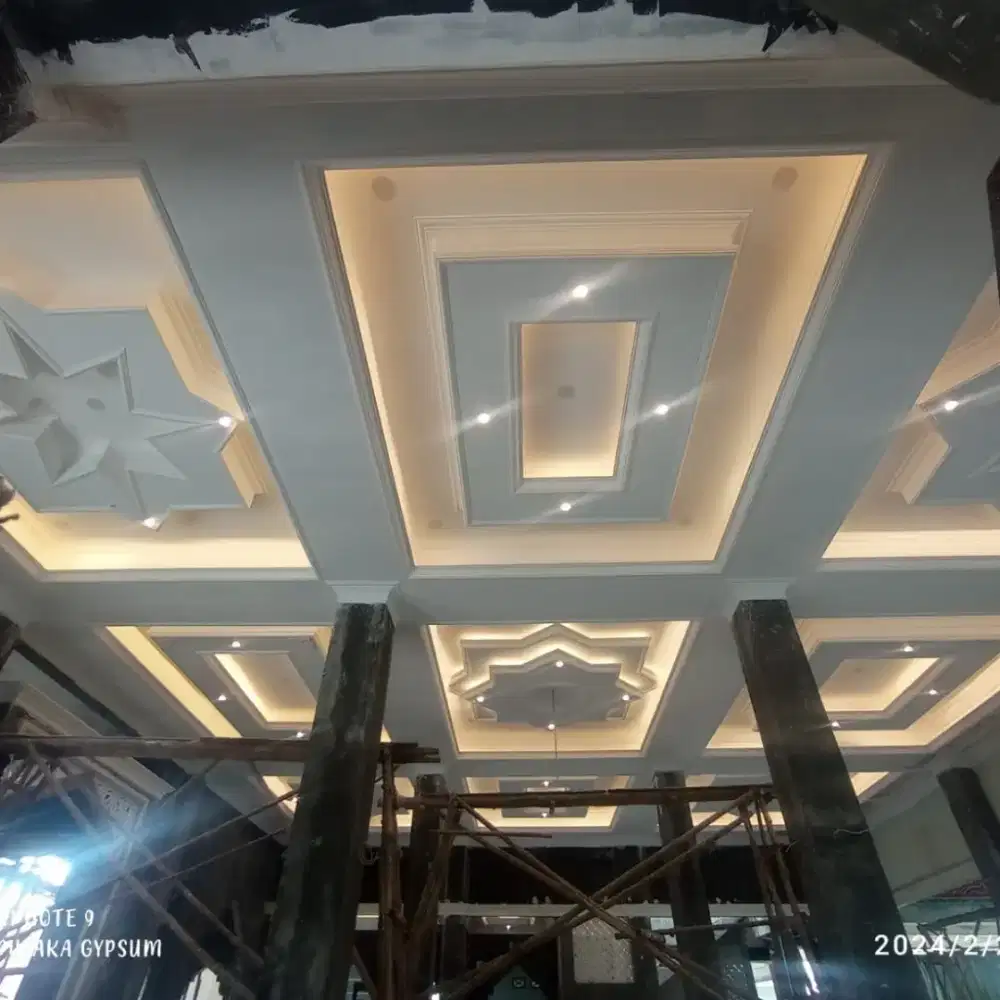 Specialis baja ringan pasang atap rumah canopy plafon gypsum pvc