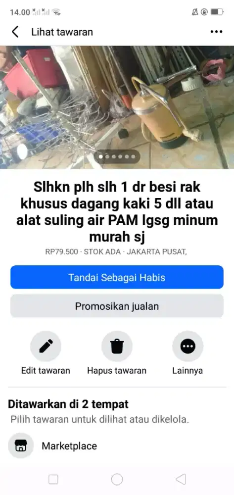 Slhkn plh slh 1 dr besi rak jualan kaki 5 atau sblhnya hrg murah cpt