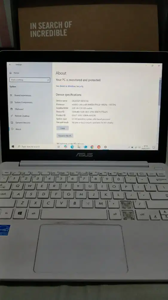 Jual Notebook Asus E203M