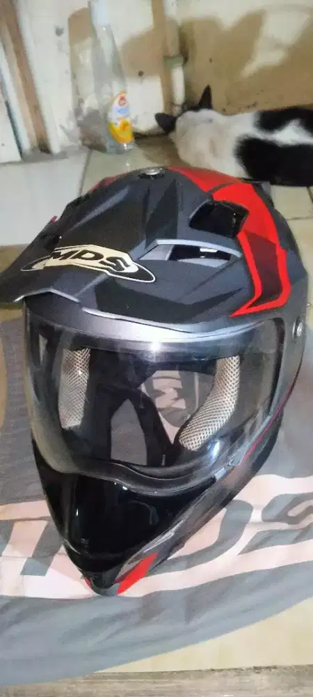 Helm MDS Supermoto M Doff Murah