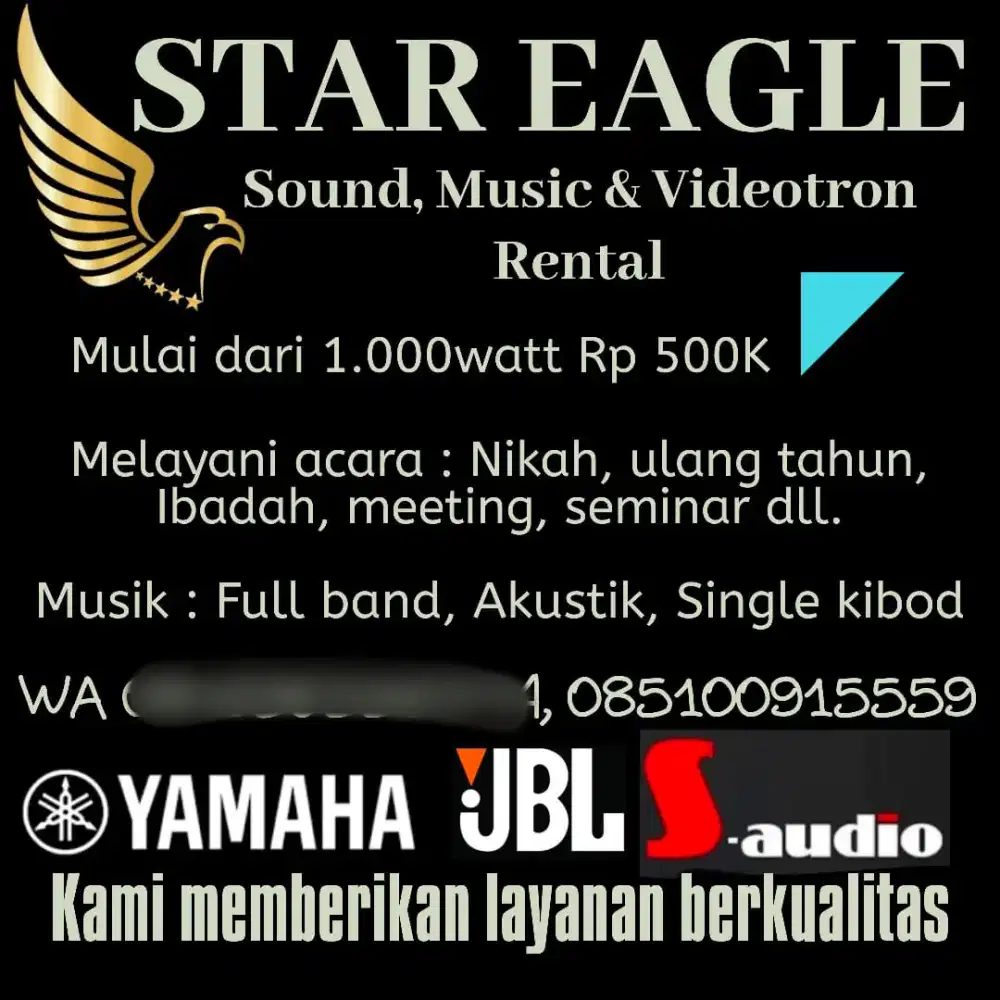 Menyewakan Sound System & alat musik