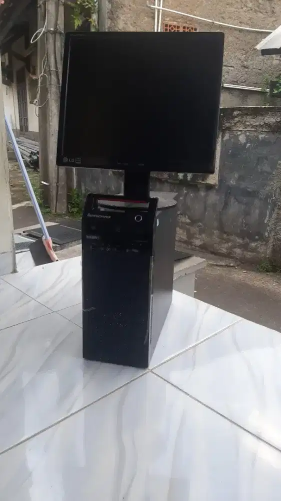 CPU Komputer BUILD UP Lenovo Core i3 + LCD LG 17 inc Kotak MURAH
