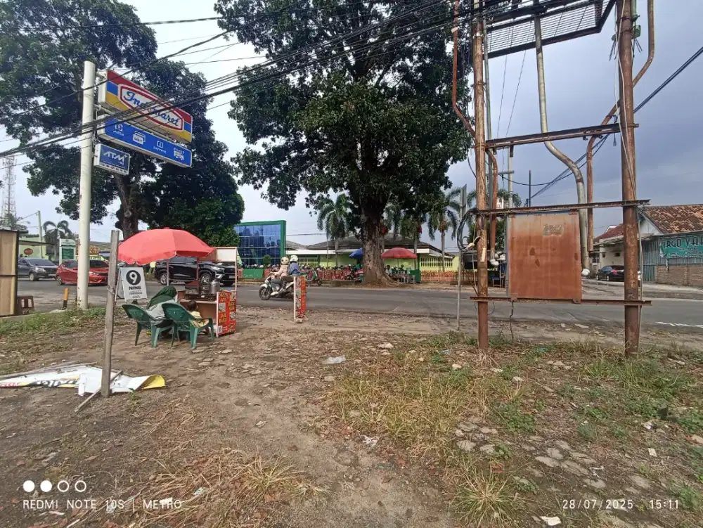 Tanah Murah Pinggir Jalan Utama Kota Metro