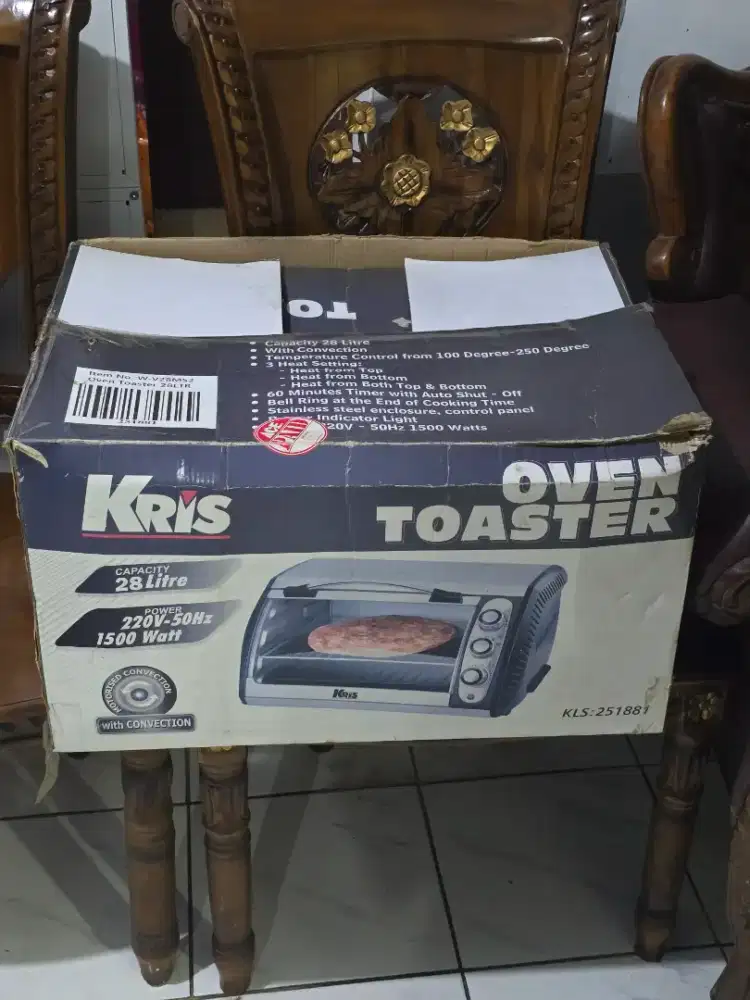 KRIS OVEN TOASTER 28 L 1500 WATT BNIB