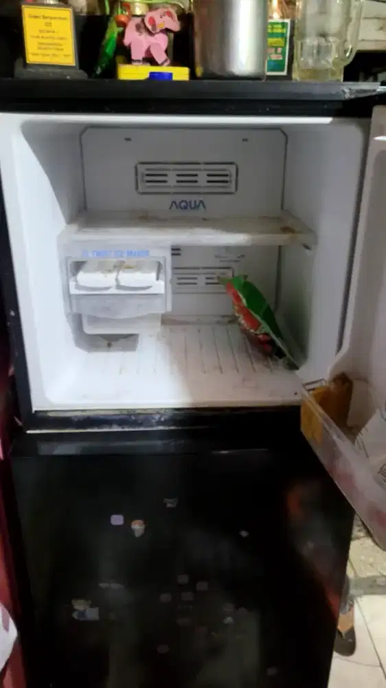 Jual Kulkas 2 pintu aqua d270 Dingin banget