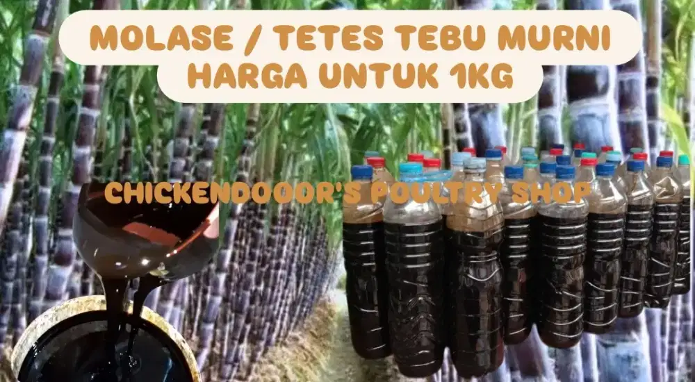 MOLASE ATAU TETES TEBU MURNI TANPA CAMPURAN HARGA UNTUK 1KG