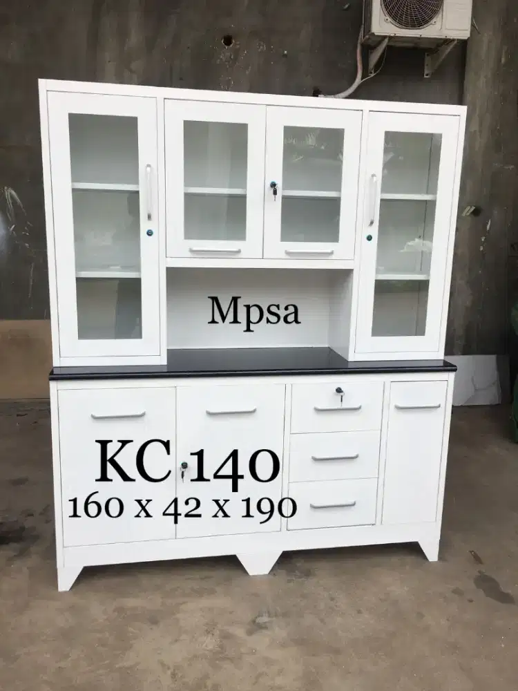 Kitchen set besi/kitchen kabinet besi/lemari / rak dapur/rak piring