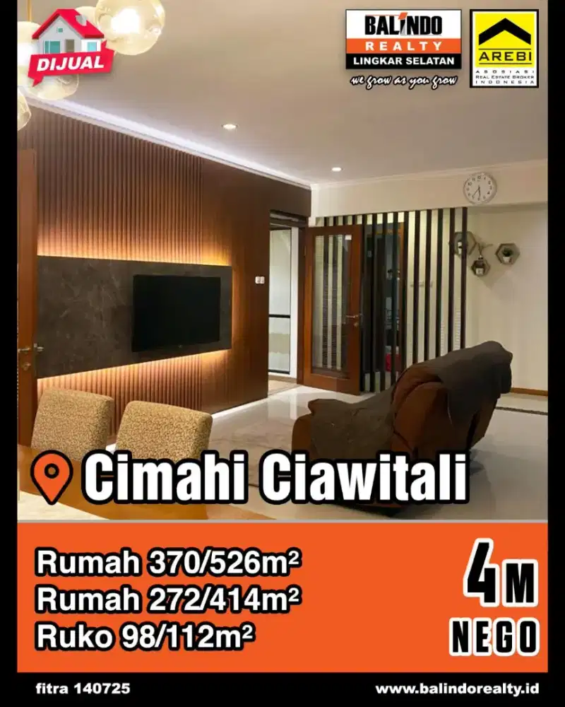 Jual Cepat Lokasi Bagus Rumah Dan Ruang Usaha