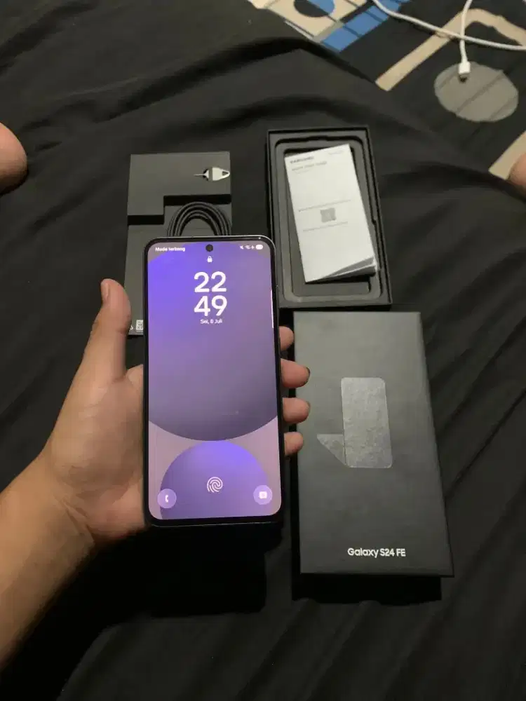 Samsung S24 FE 8/256 ex pakai 10 hari garansi Juli 2026