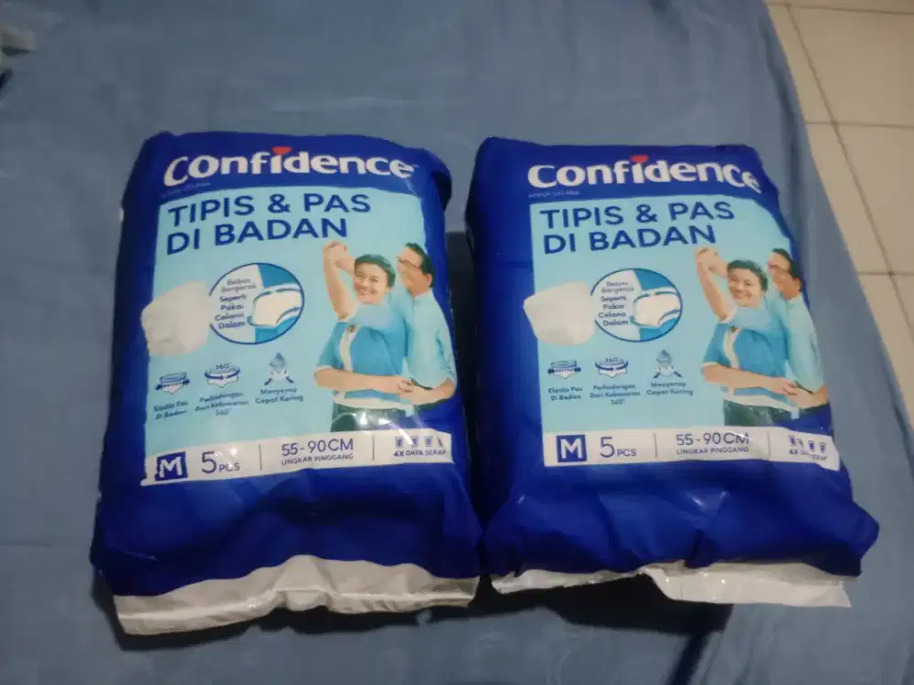 Pempers dewasa Confidence uk. M tipus dan pas di badan tipe celana