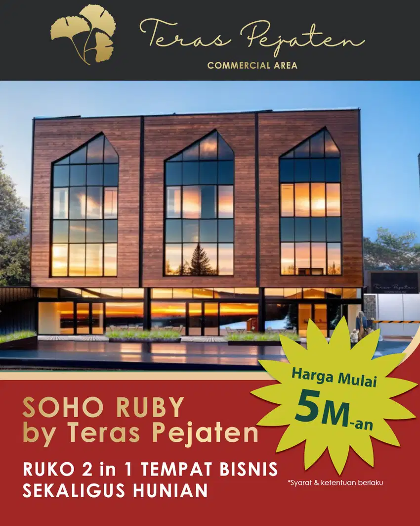 6 UNIT RUKO DI PEJATEN  MENGHADAP JALAN RAYA PEJATEN !