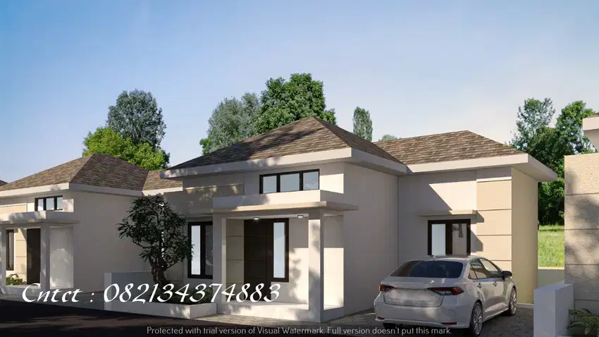 Kavling bangun, dekat LPMP Kalasan, bisa request model rumah, 500jtan