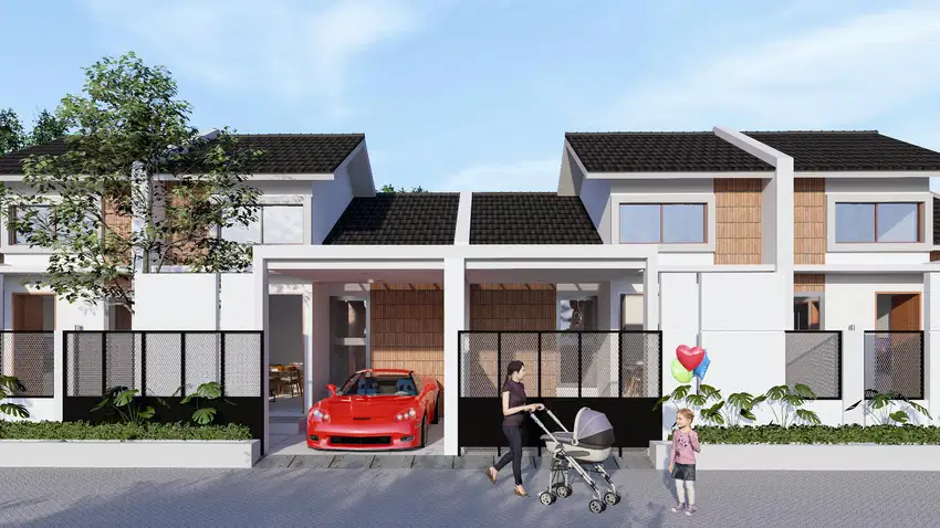 Rumah Cantik Promo 555 Juta di Pusat Kota Makassar Panakukang 1 lantai