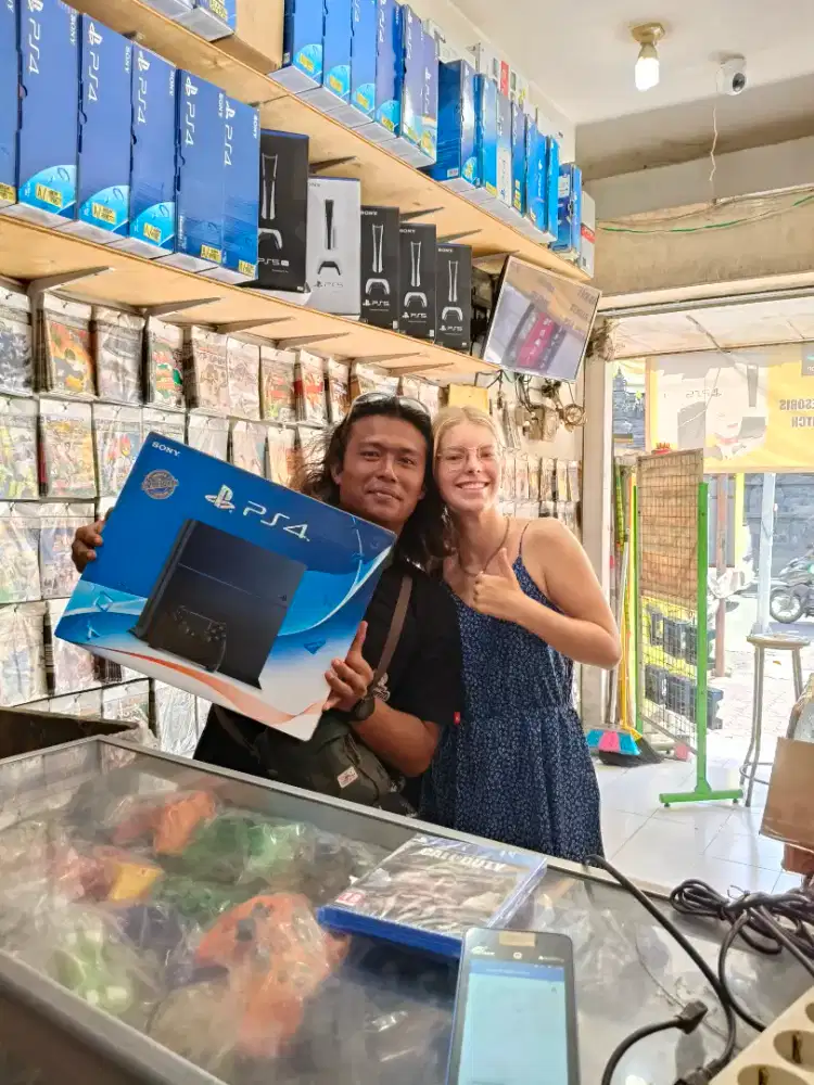 PS4 FAT BARU 500GB(OFFLINE)+BEBAS PILIH GAME+KABEL LENGKAP+DUS