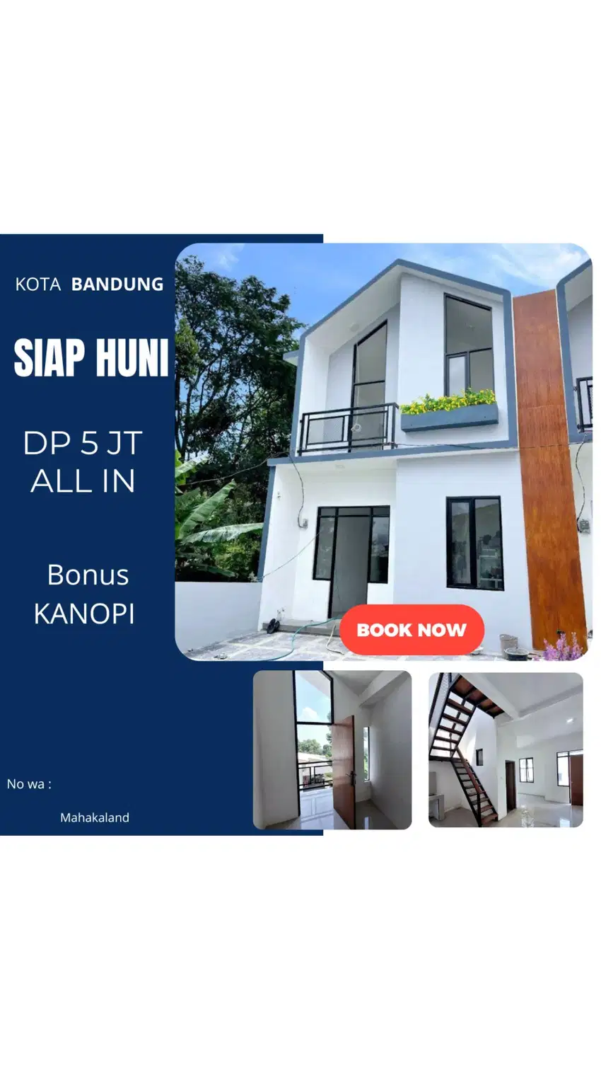 Rumah baru siap huni cluster Cilengkrang Kota Bandung