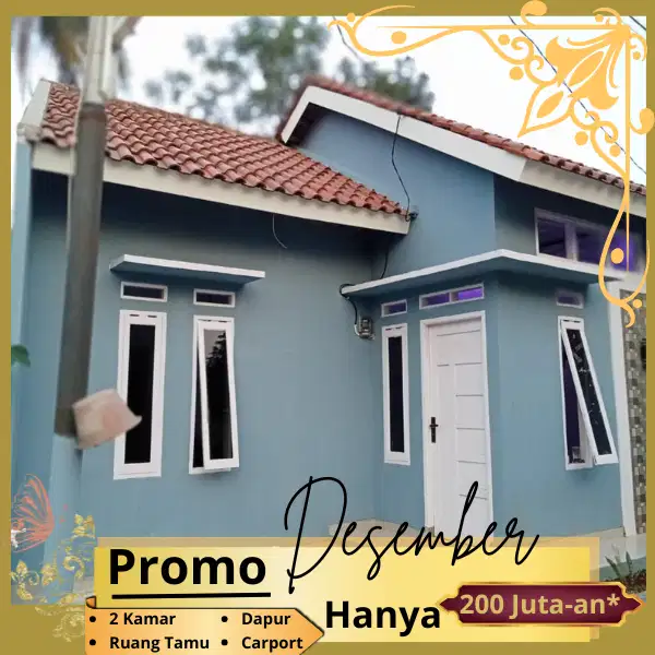 Cluster modern 2 kamar siap huni 13 menit dari TOL hanya 250 jutaan