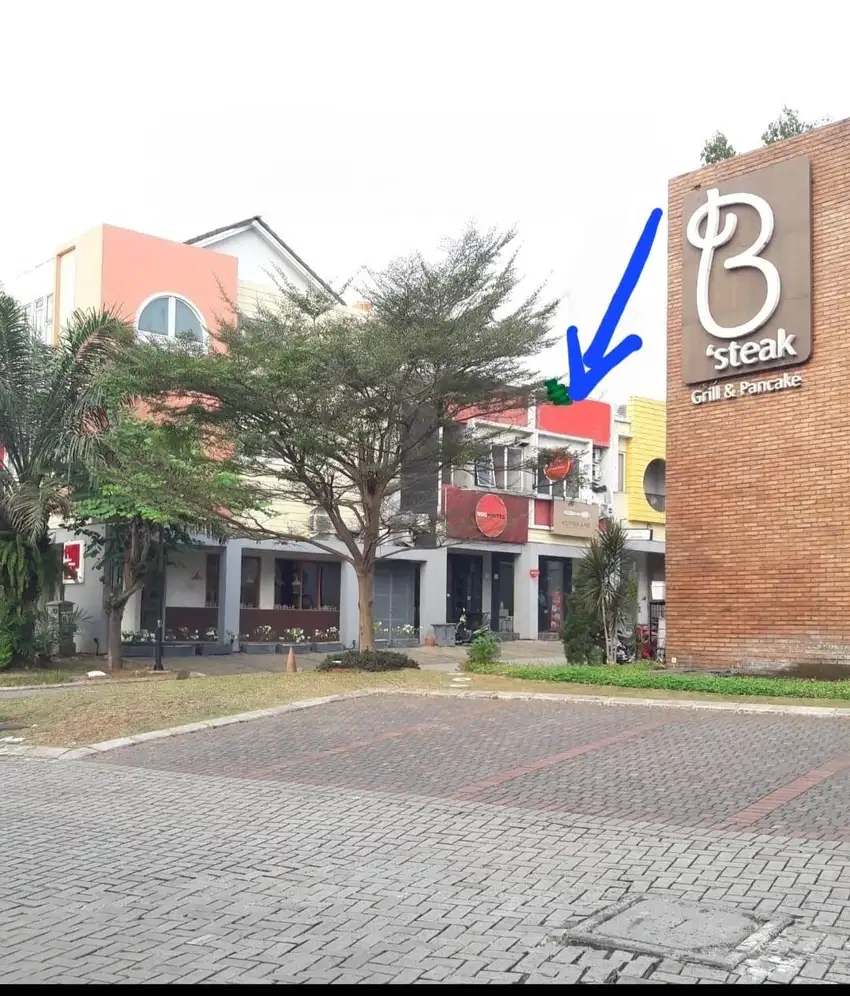 Ruko Golden 8 Gading Serpong 4,5x12 seberang sekolah Pahoa
