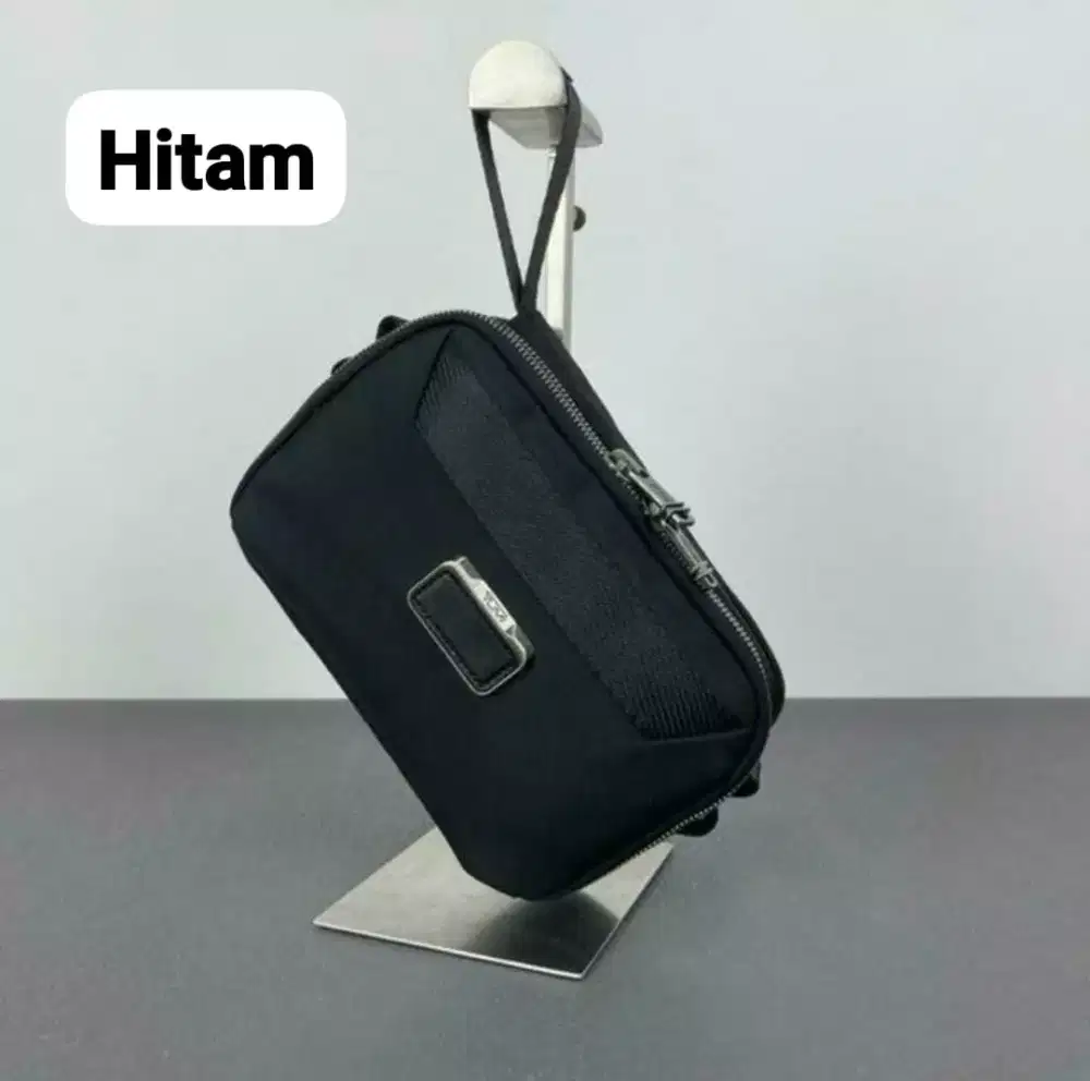 Tas Tumi Mayport Clutch Crossbody Handbag Selempang Hitam or Biru