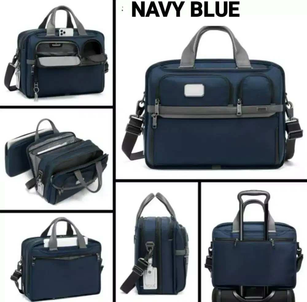 Tas Tumi Alpha Compact Expandable Organizer Laptop Brief Ready 3motif