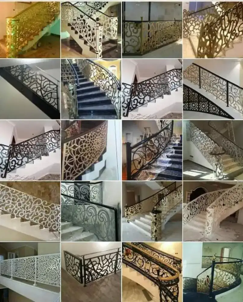 Bengkel las Lampung tralis kanopi pintu pagar gerbang tangga