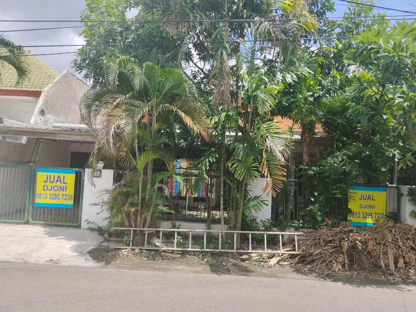 Tanah Bonus Rumah  terawat di Ngagel Jaya Tengah Surabaya
