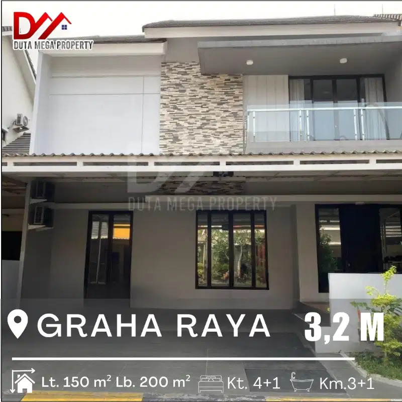 Rumah Cantik Dijual Cepat di Cluster Premium Graha Raya