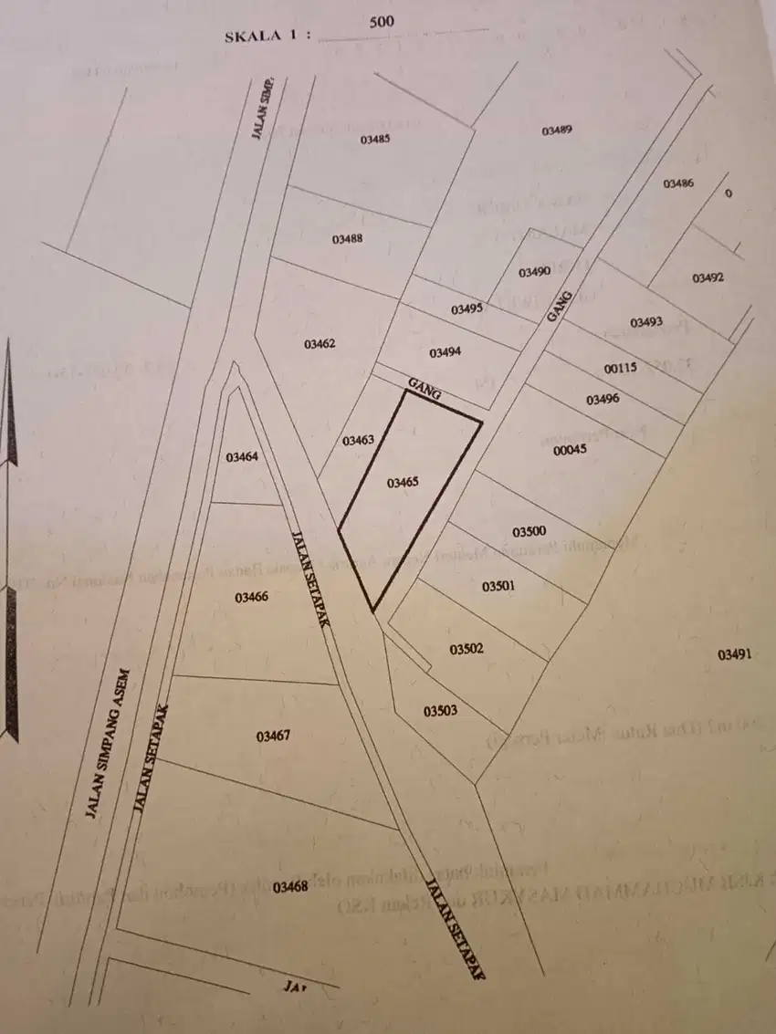 DIJUAL TANAH MURAH STRATEGIS ( GEDOK -  MALANG )
