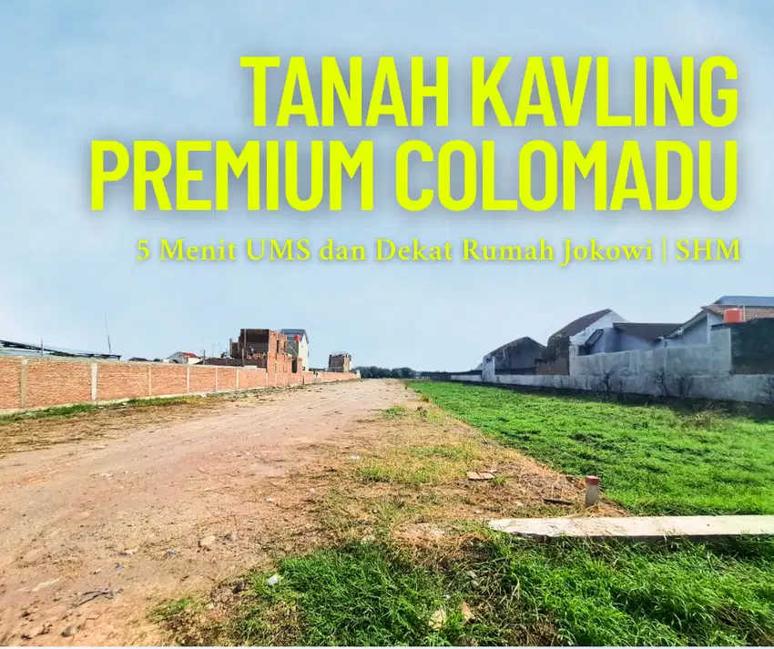 Kavling Strategis Colomadu, Lingkungan Premium SHM