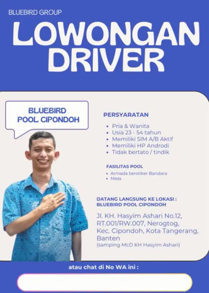 Driver jujur dan hebat