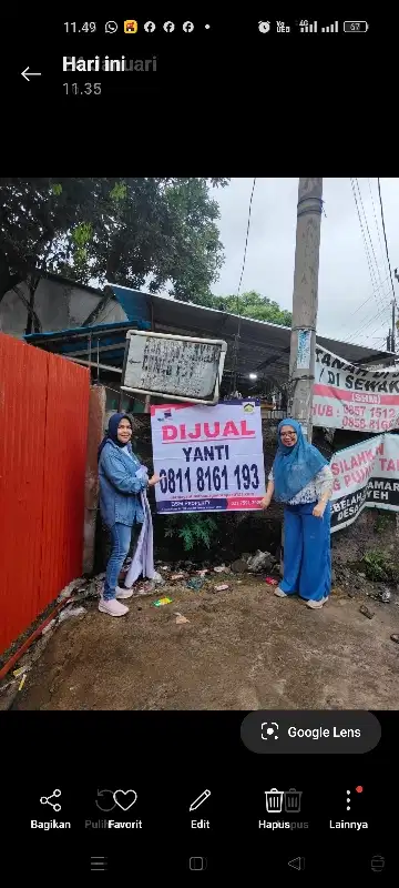 dijual tanah daerah Cileungsi