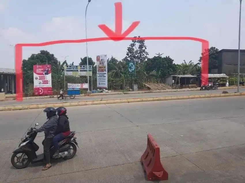 Tanah 1297 m jl.Brigif Jagakarsa Jakarta Selatan
